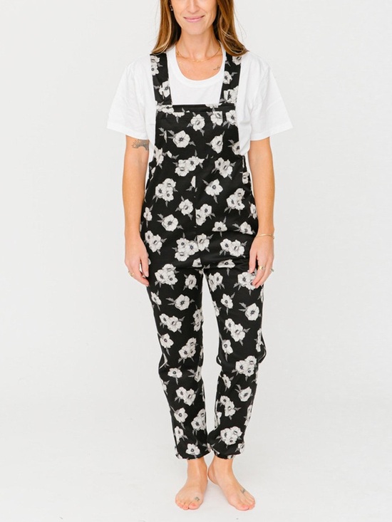 Smash + Tess Denim - Smash + Tess Rachel Romperalls in Midnight Bloom